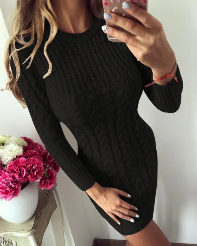 Robe Pull « Paris » en Maille - Vallure