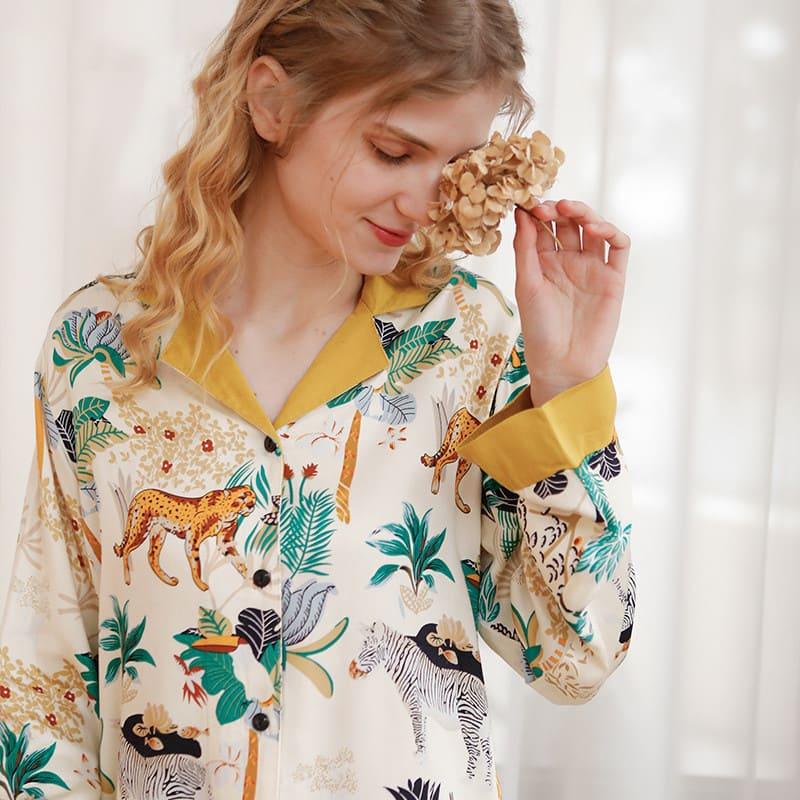 Ensemble Loungewear Bicolore en Viscose - Vallure