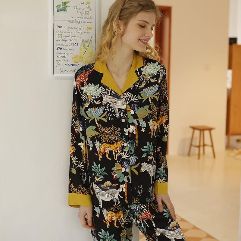 Ensemble Loungewear Bicolore en Viscose - Vallure
