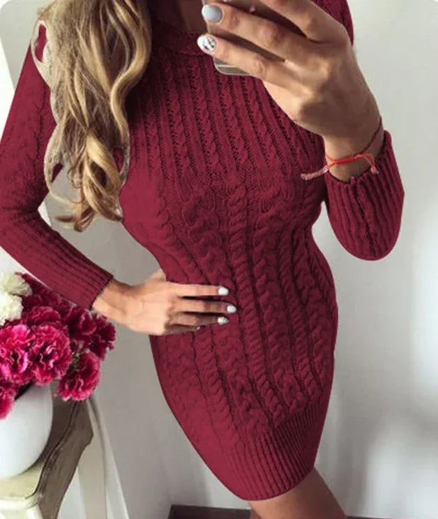 Robe Pull « Paris » en Maille - Vallure